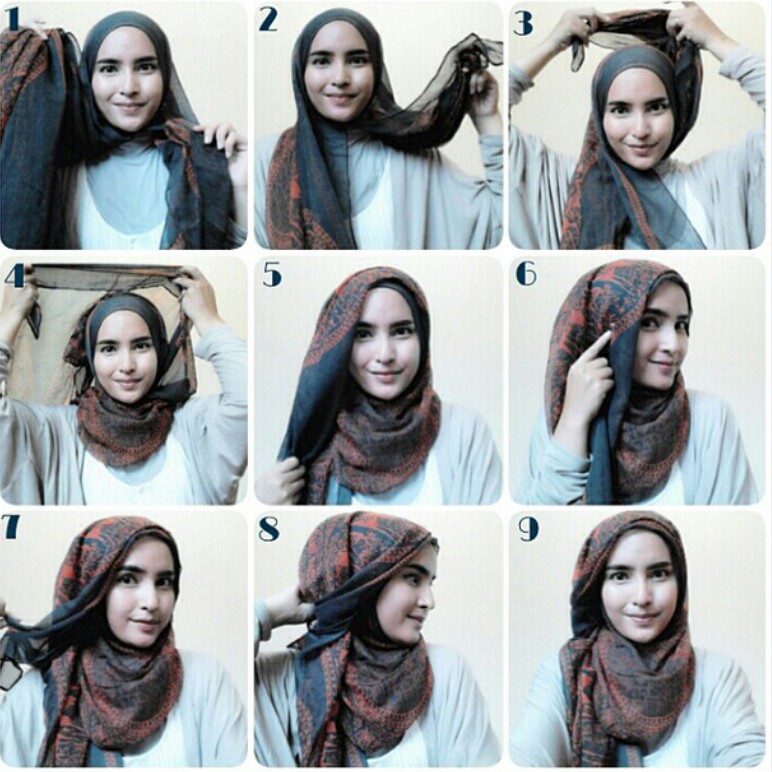 بالصور 10 لفات حجاب بسيطة وعصرية